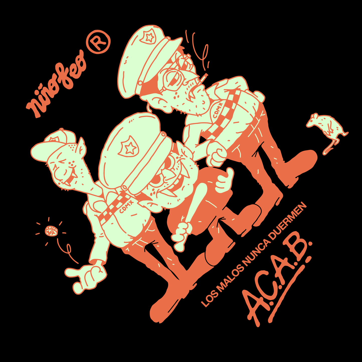 BANDANA “LOS MALOS NUNCA DUERMEN”
