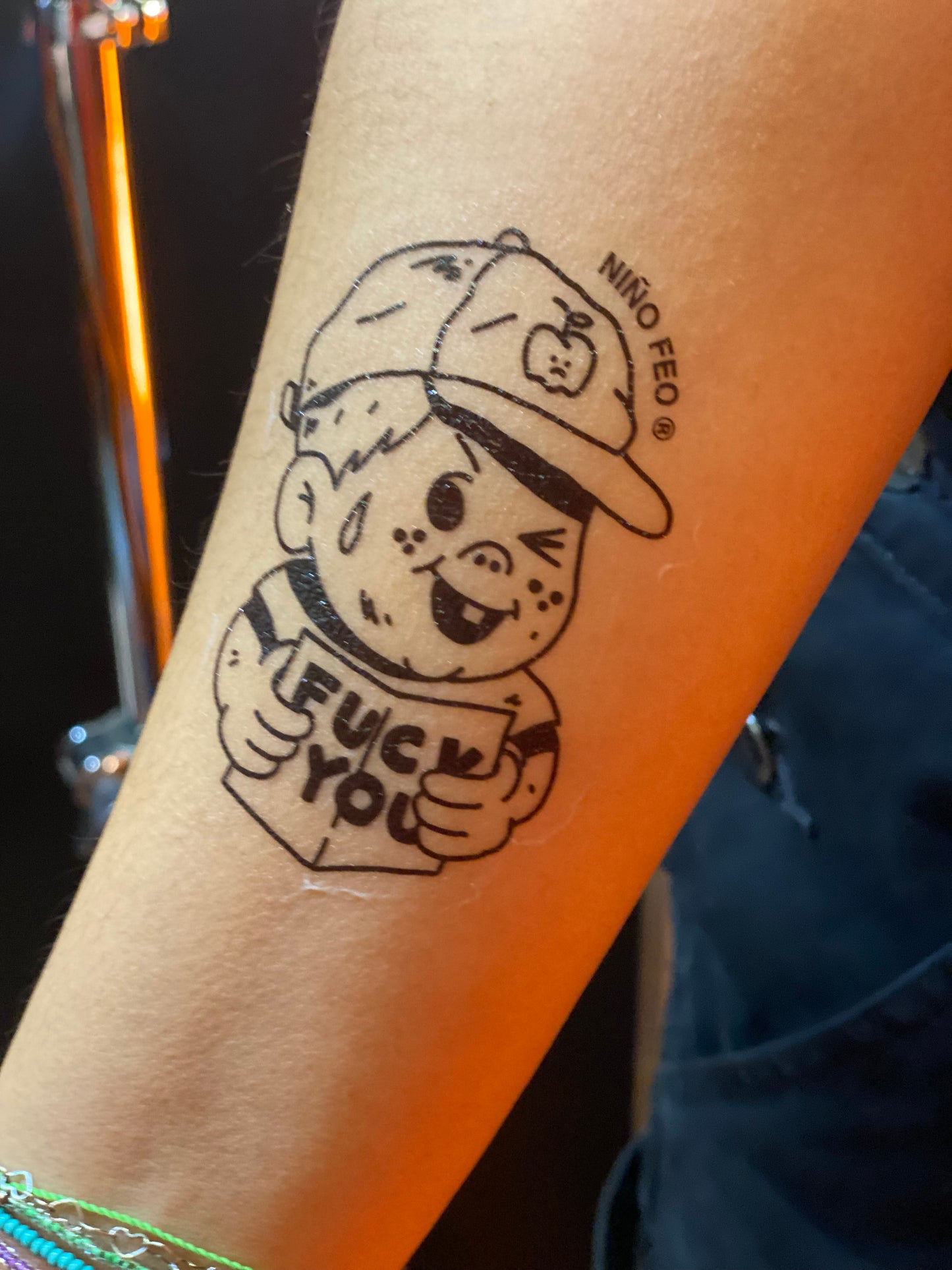 Tatuajes Temporales RAMERO X NIÑO FEO ®