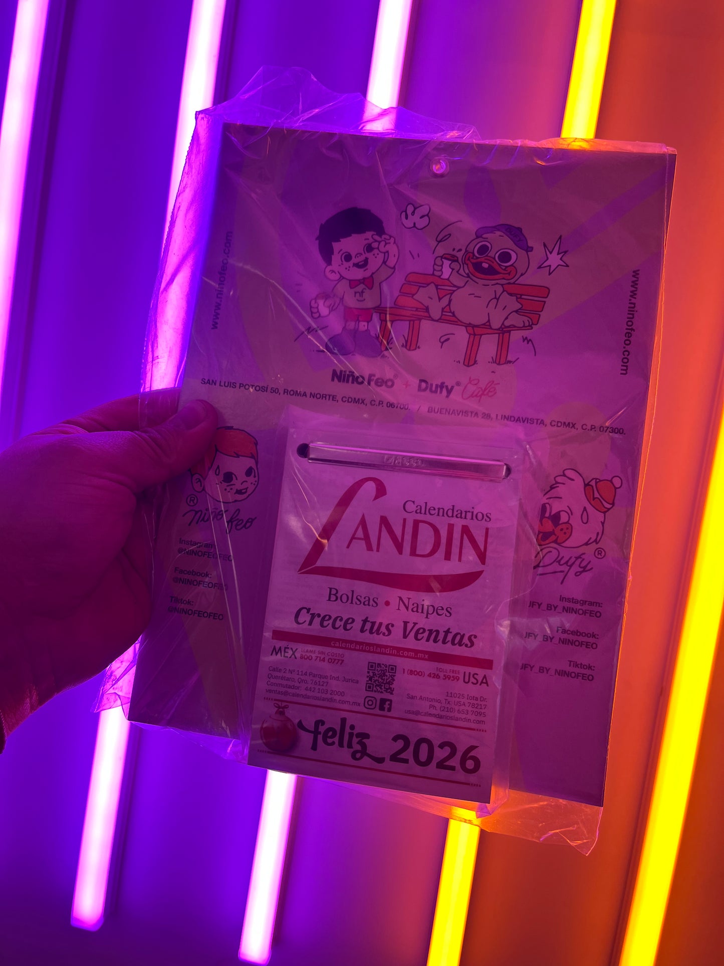 CALENDARIO 2026 Niño Feo ® y Dufy Coffee Dealers ®