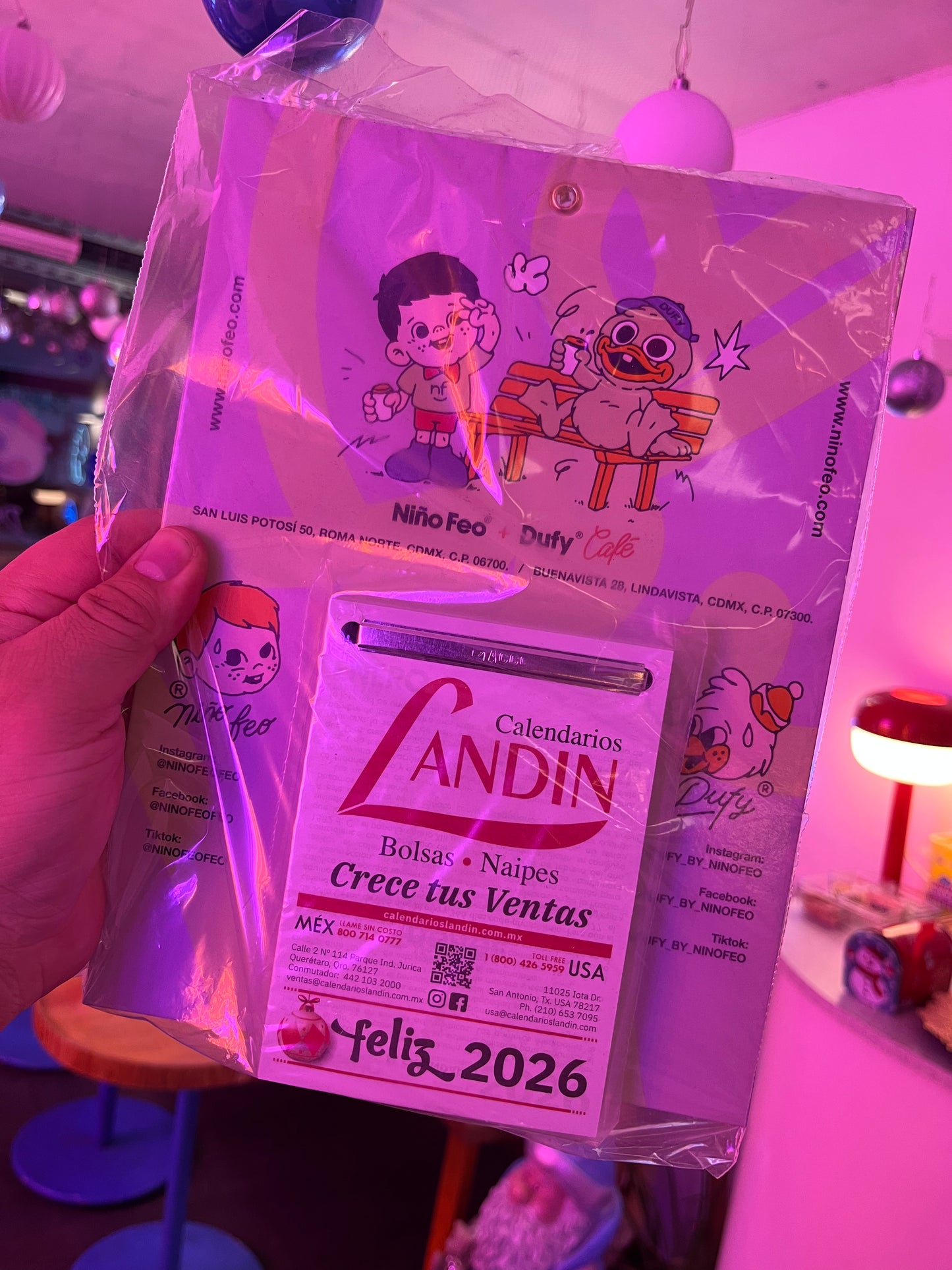 CALENDARIO 2026 Niño Feo ® y Dufy Coffee Dealers ®